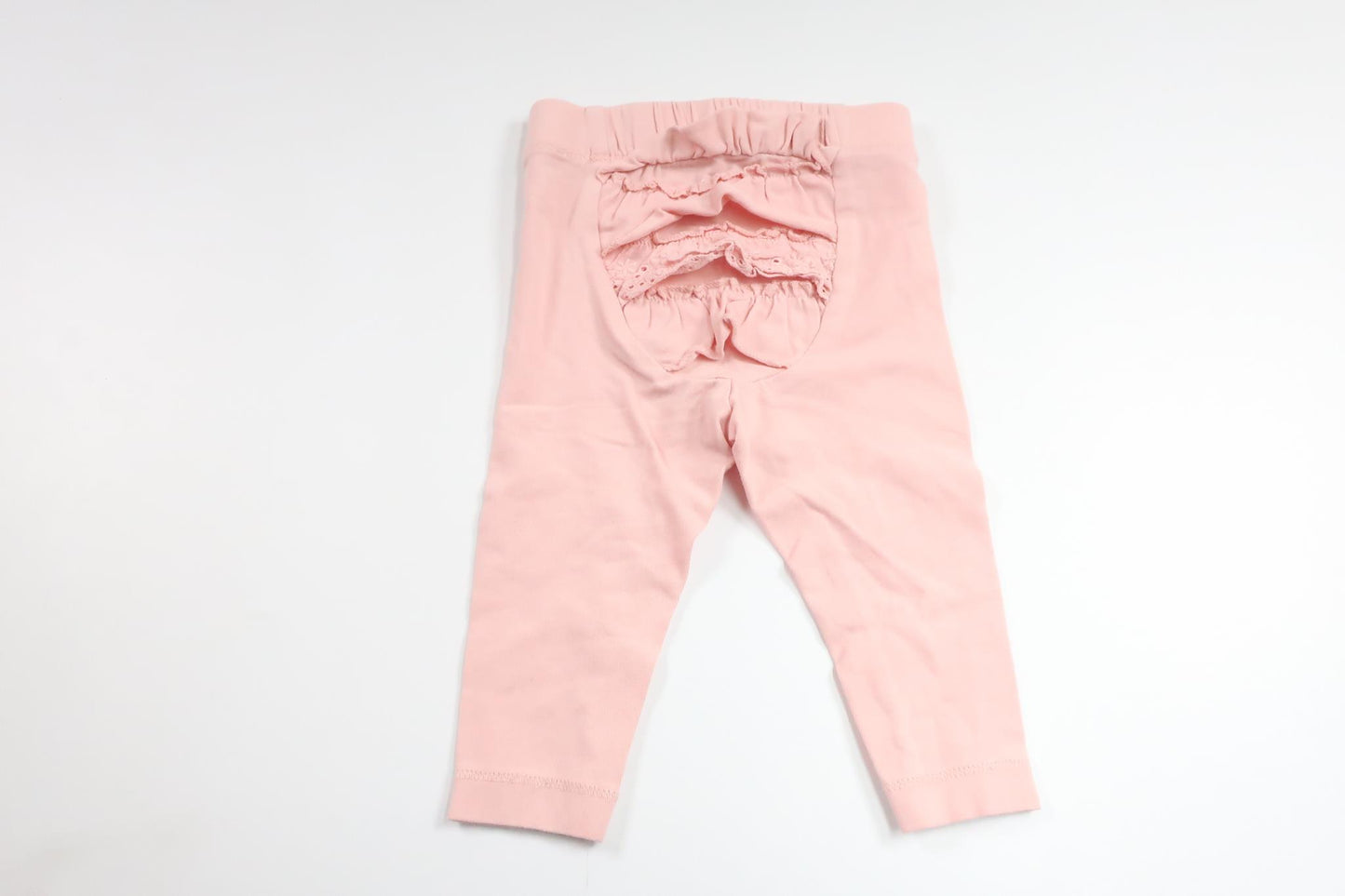 Bukser med flæser fra Tiny One - Størrelse 62 - Pink