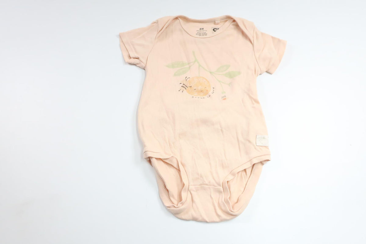 Bodysuit fra H&M - Størrelse 62 - Lyserød