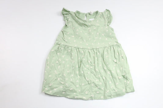 Blomsterkjole fra H&M - Størrelse 68 - Grøn