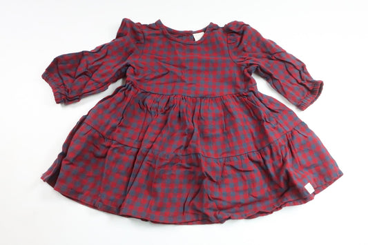 Ternet kjole fra Lindex - Størrelse 74 - Rød