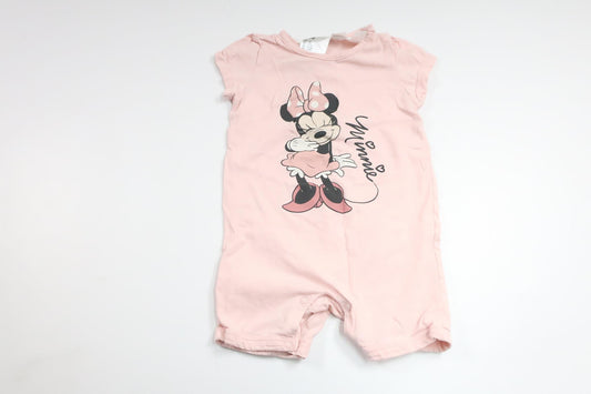Pyjamas med Minnie fra H&M - Størrelse 74 - Lyserød