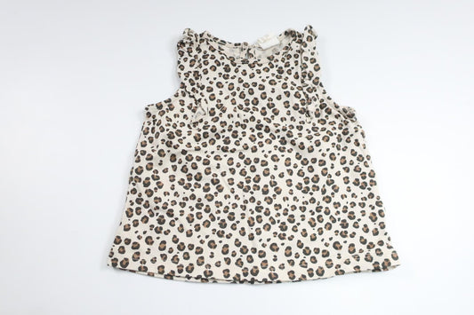 Leopardprintet tunika fra H&M - Størrelse 74 - Beige