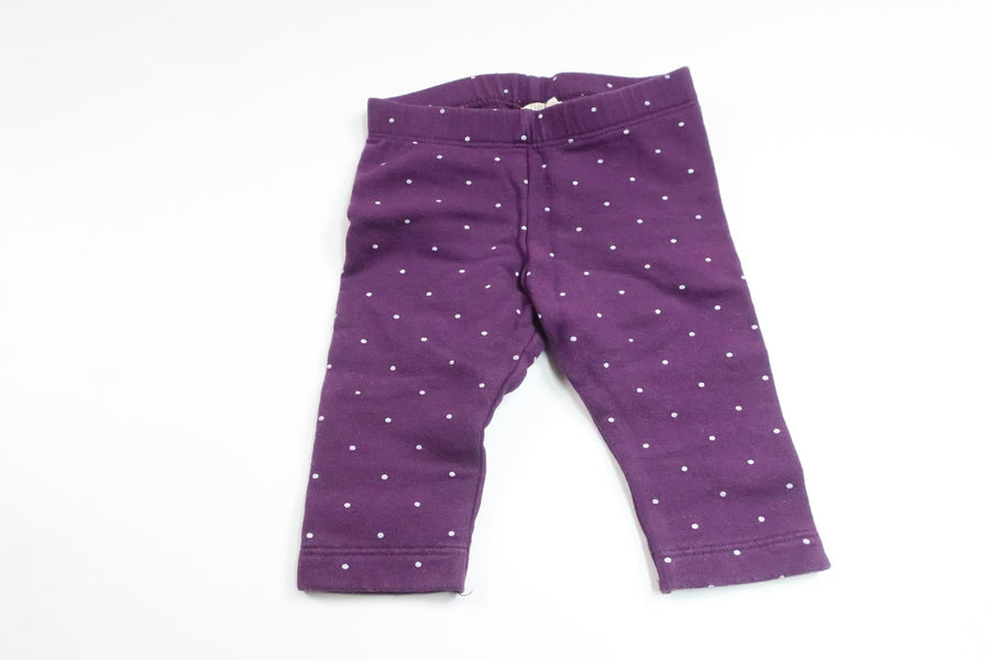 Prikkede bukser fra H&M - Størrelse 56 - Lilla