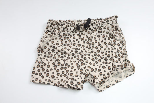 Leopardprintede shorts fra H&M - Størrelse 74 - Beige