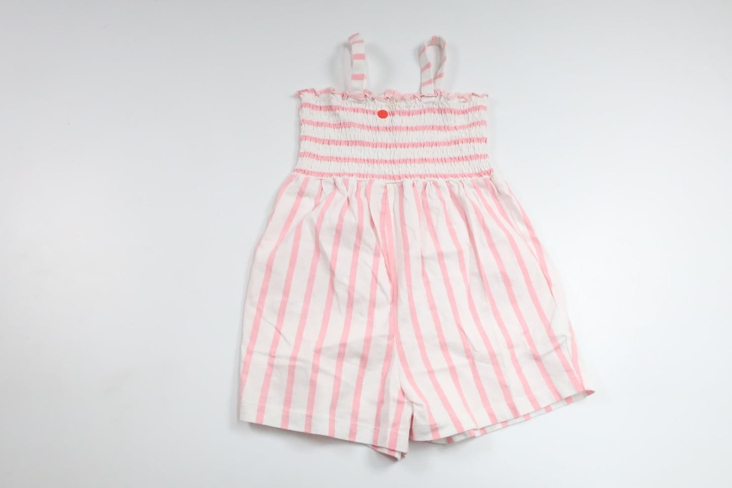 Stribet jumpsuit fra H&M - Størrelse 86 - Lyserød