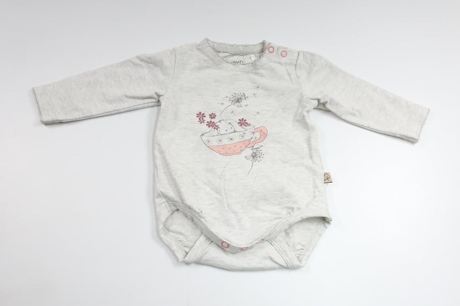 Bodysuit fra Minymo - Størrelse 56 - Grå