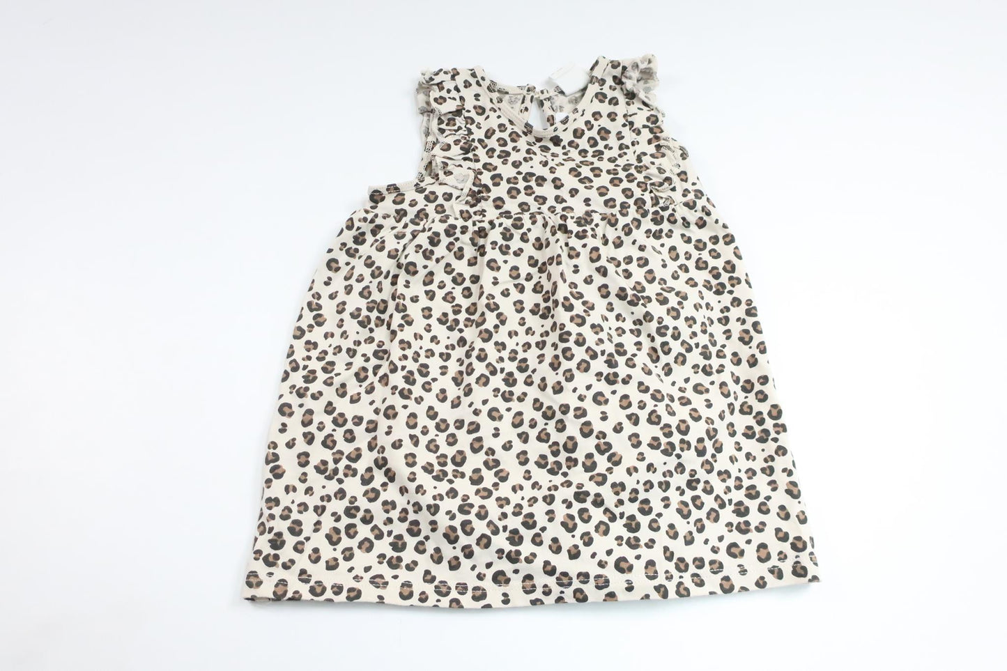 Leopardprintet kjole fra H&M - Størrelse 74 - Beige