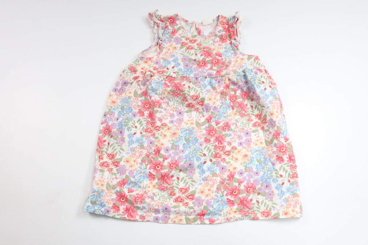 Blomsterkjole fra H&M - Størrelse 86 - Multifarvet