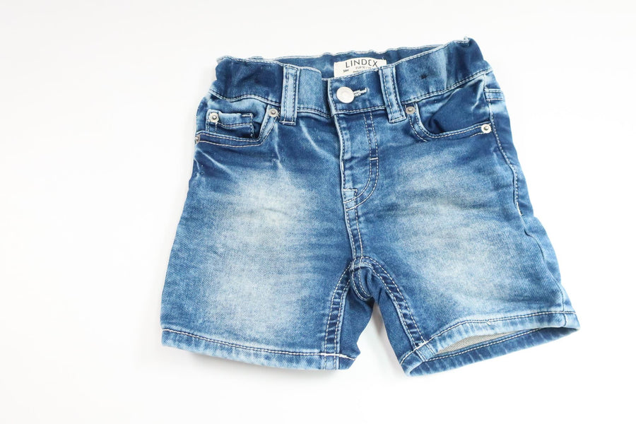 Denimshorts fra Lindex - Størrelse 92 - Denim