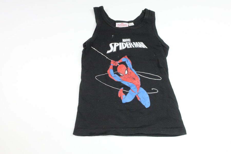 Tanktop fra Spiderman - Størrelse 122/128 - Sort