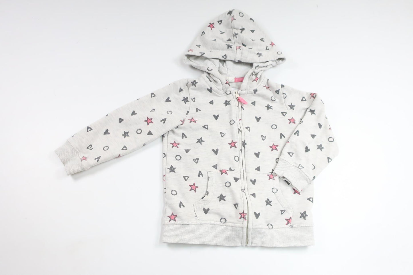 Hættejakke fra H&M - Størrelse 92 - Grå