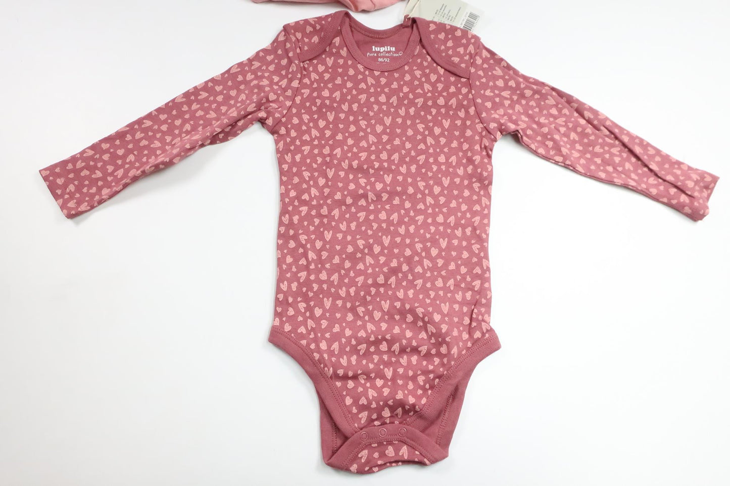 Sæt med 2 bodyer fra Lupilu - Størrelse 86/92 - Pink