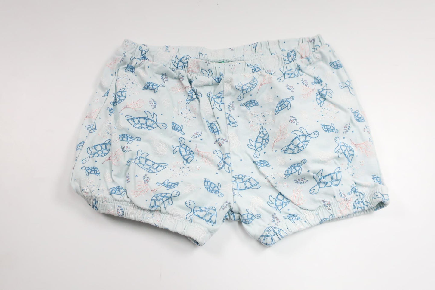 Shorts med skildpadder fra So Cute - Størrelse 98 - Blå