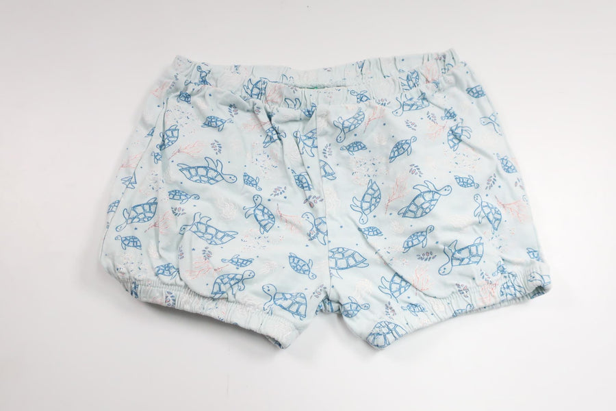 Shorts med skildpadder fra So Cute - Størrelse 98 - Blå