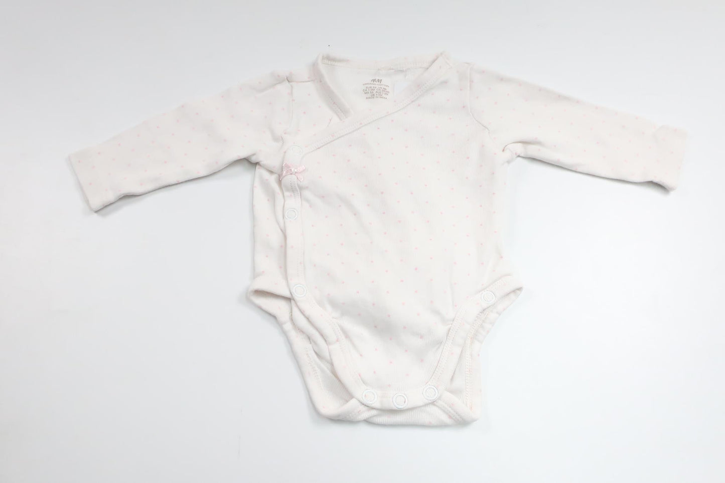 Wrap-body fra H&M - Størrelse 56 - Hvid