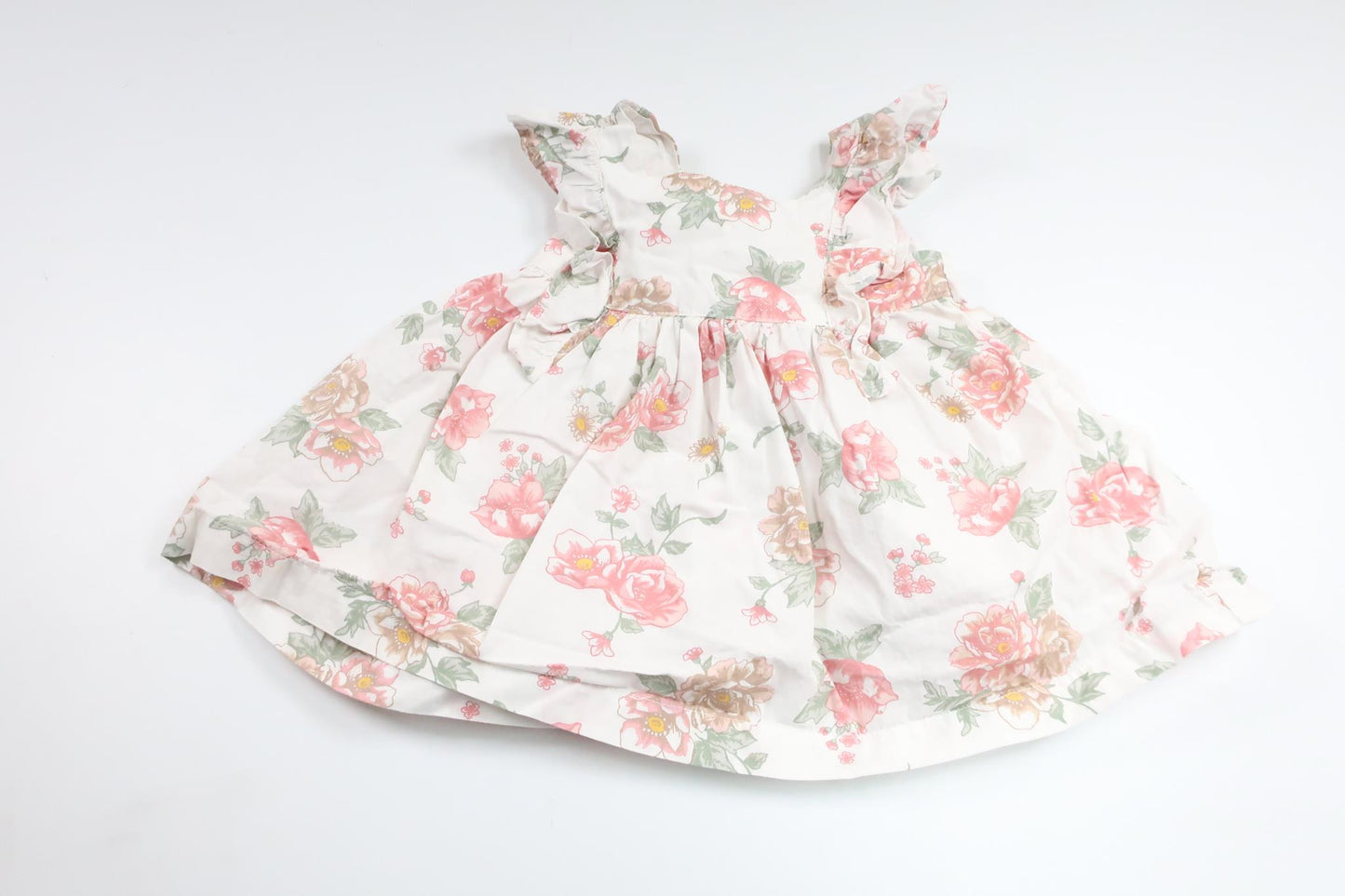 Blomsterkjole fra H&M - Størrelse 74 - Hvid