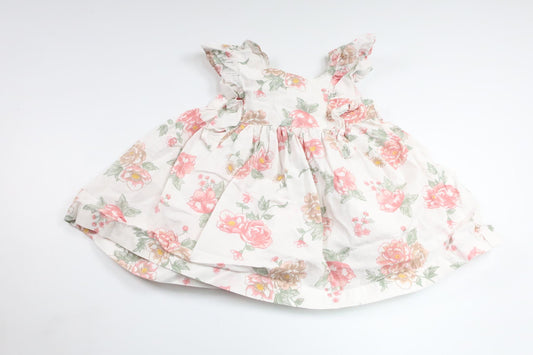Blomsterkjole fra H&M - Størrelse 74 - Hvid