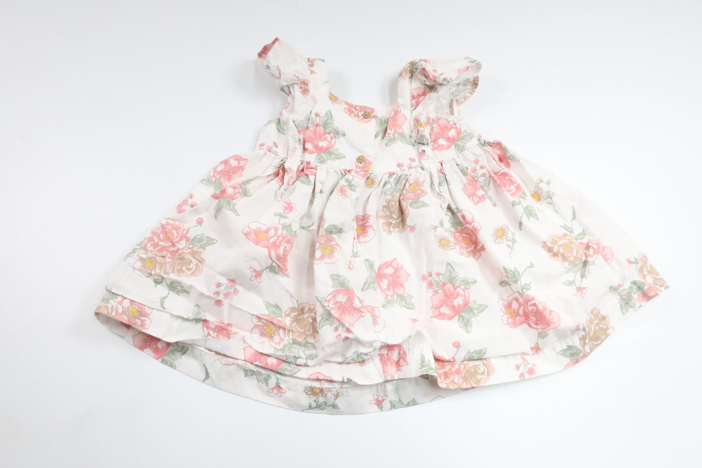 Blomsterkjole fra H&M - Størrelse 74 - Hvid