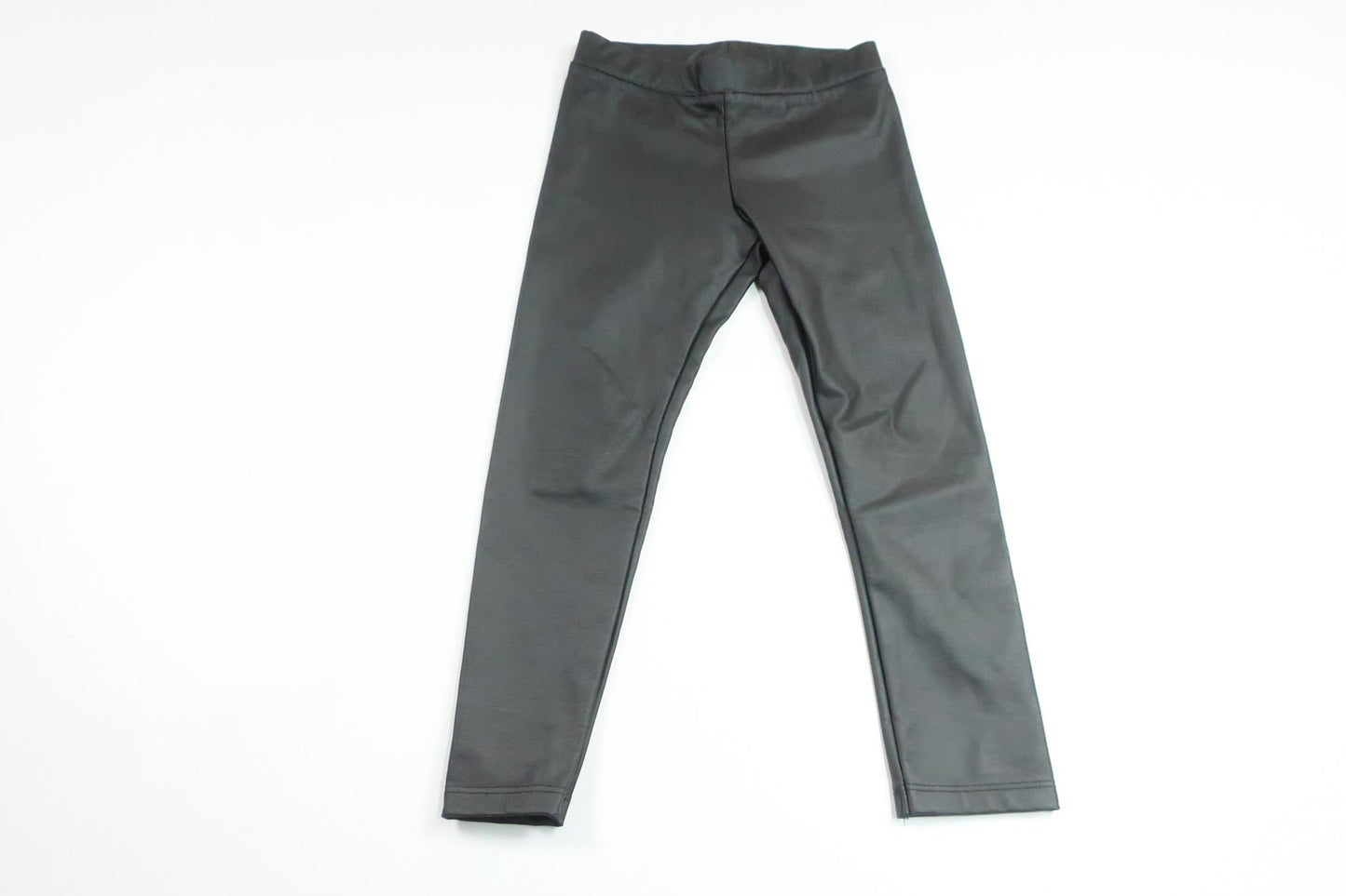 Leggings i imiteret læder fra H&M - Størrelse 98 - Sort