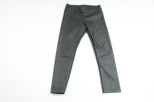 Leggings i imiteret læder fra H&M - Størrelse 98 - Sort