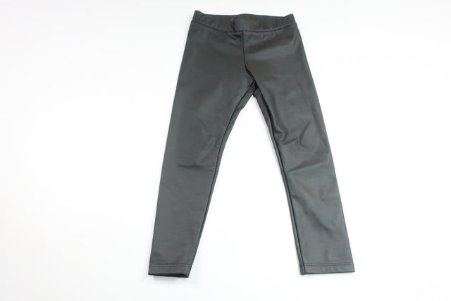 Leggings i imiteret læder fra H&M - Størrelse 98 - Sort