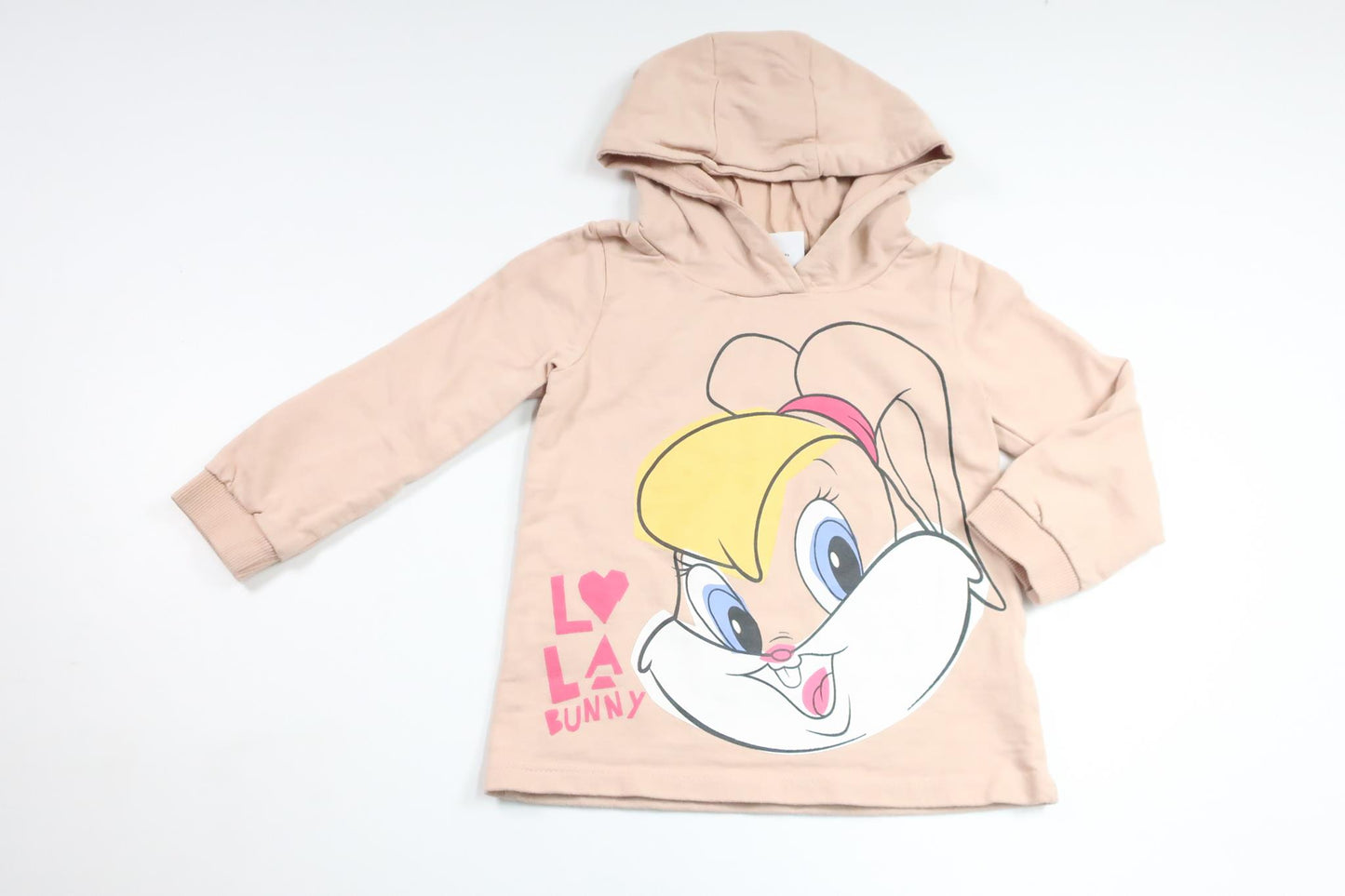 Hættetrøje fra Looney Tunes - Størrelse 92 - Beige