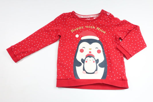 Sweatshirt fra Baby Club by C&A - Størrelse 92 - Rød