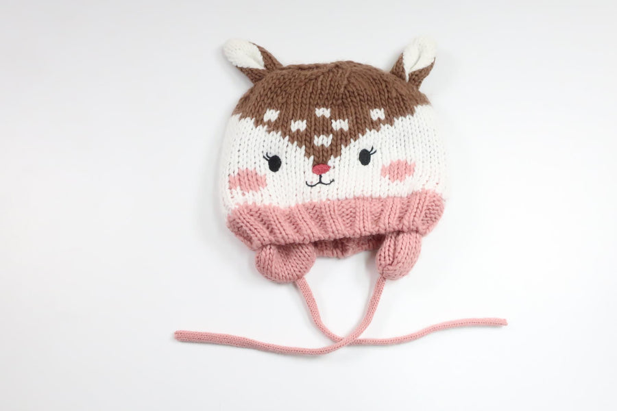 Fleeceforet hue fra Unknown - Størrelse 68/74 - Multifarvet