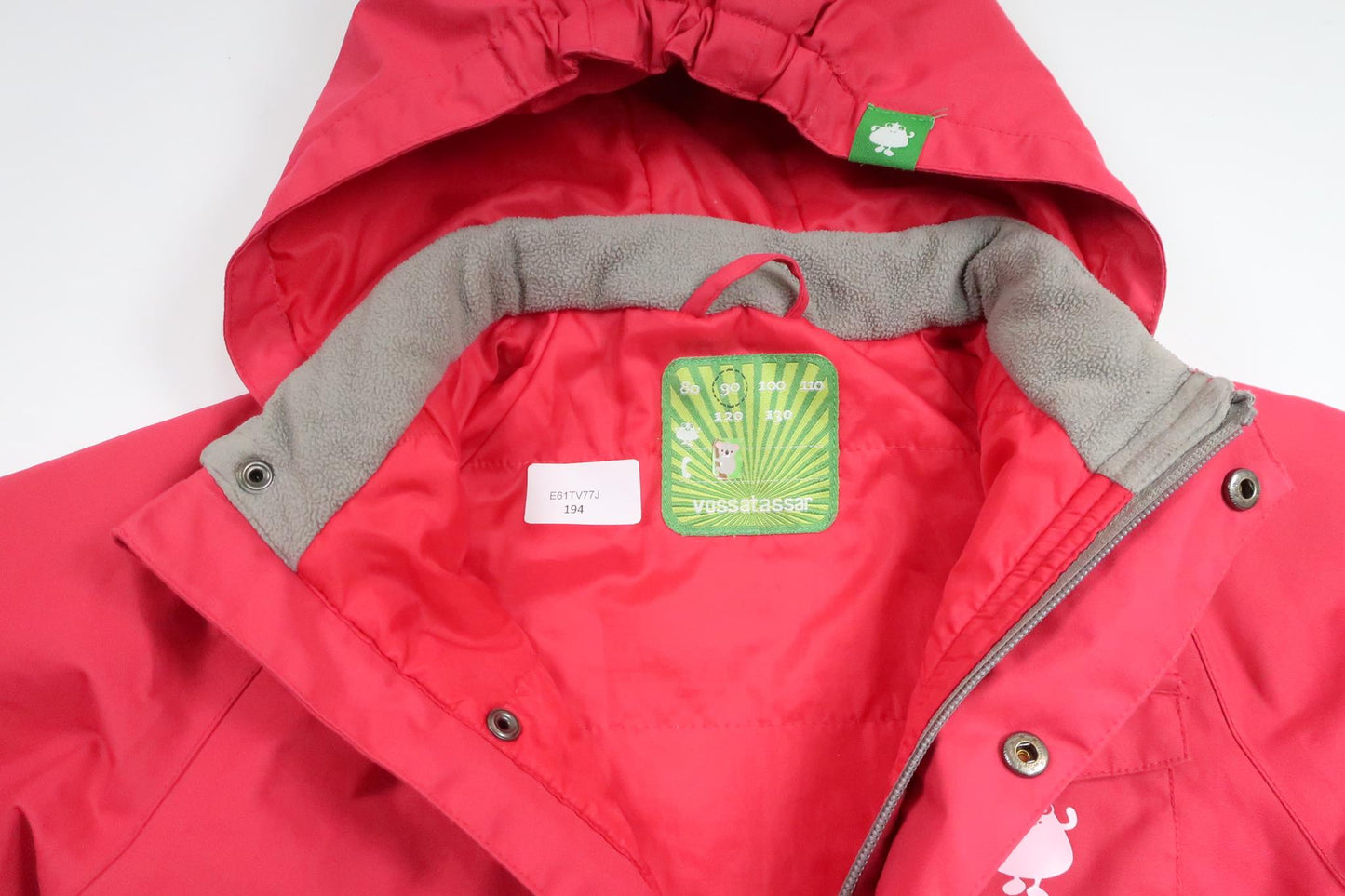 Jakke fra Vossatassar - Størrelse 90 - Lyserød