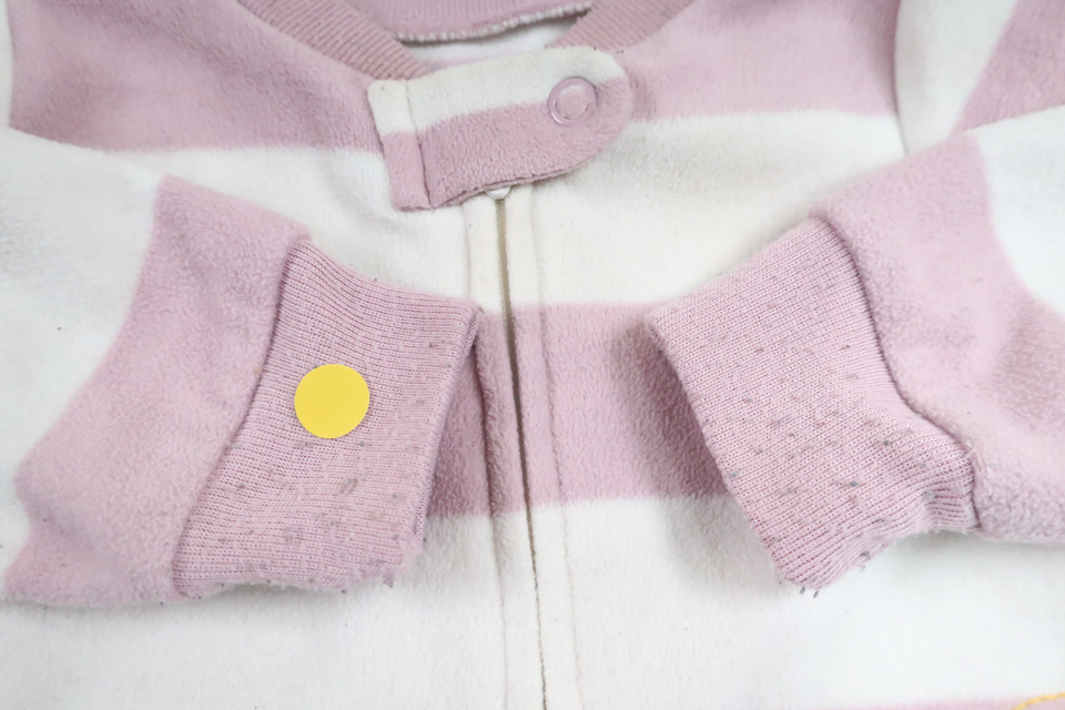 Fleecepyjamas fra Carter's - Størrelse 62/68 - Lilla