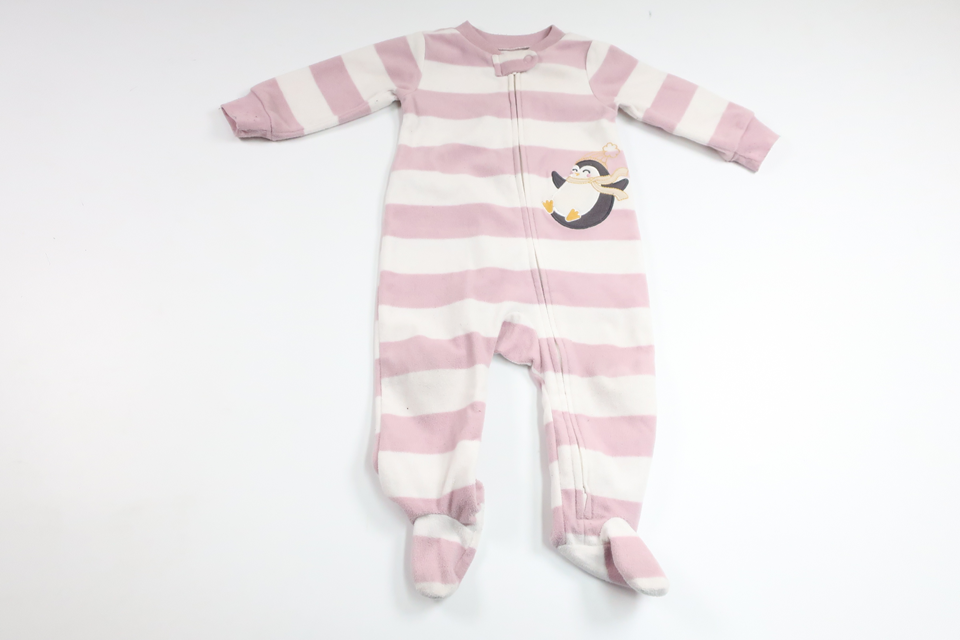 Fleecepyjamas fra Carter's - Størrelse 62/68 - Lilla