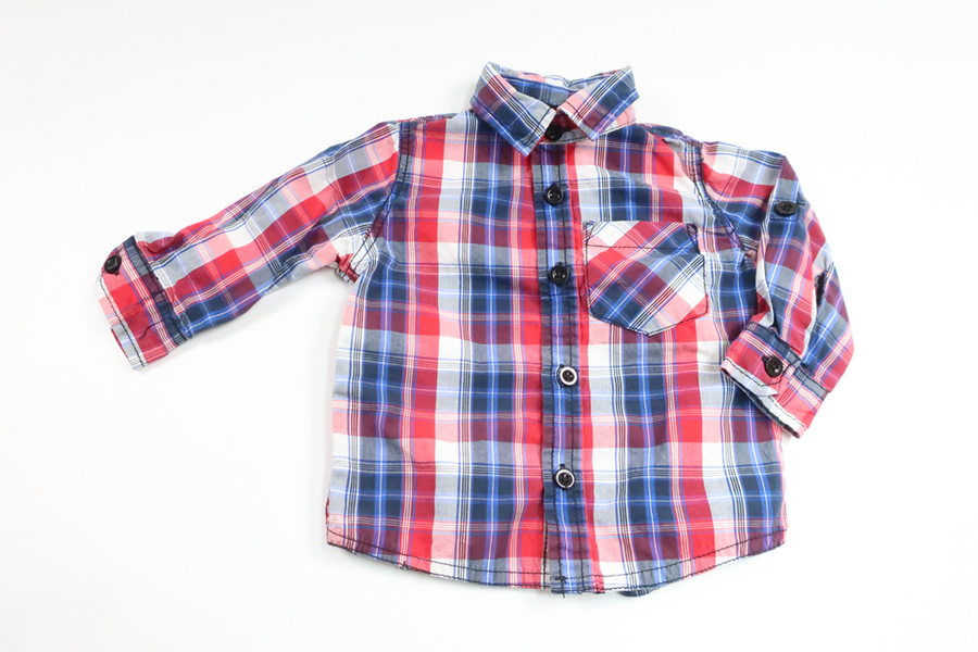 Ternet skjorte fra Kappahl - Størrelse 62 - Rød