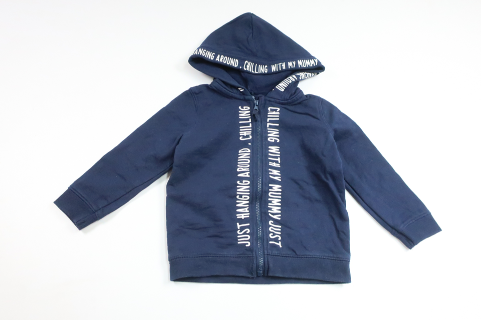 Hættejakke fra So Cute - Størrelse 86 - Marineblå