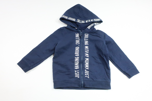 Hættejakke fra So Cute - Størrelse 86 - Marineblå