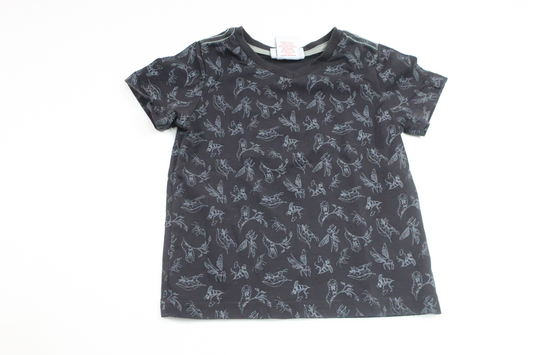 T-shirt med insekter fra Tommy Bahama - Størrelse 86 - Grå