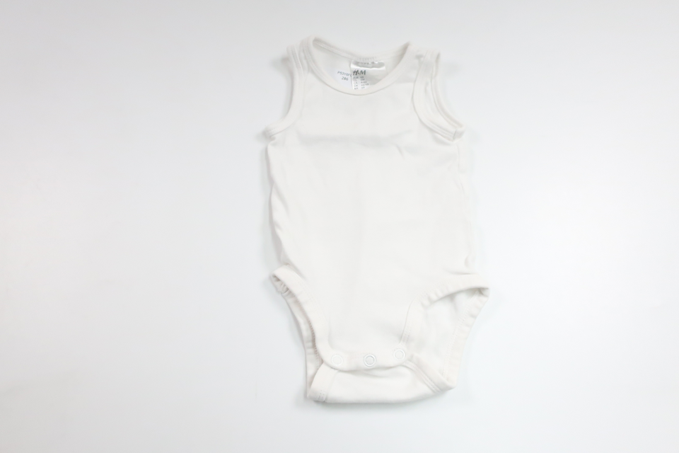 Hørbody fra H&M - Størrelse 68 - Hvid