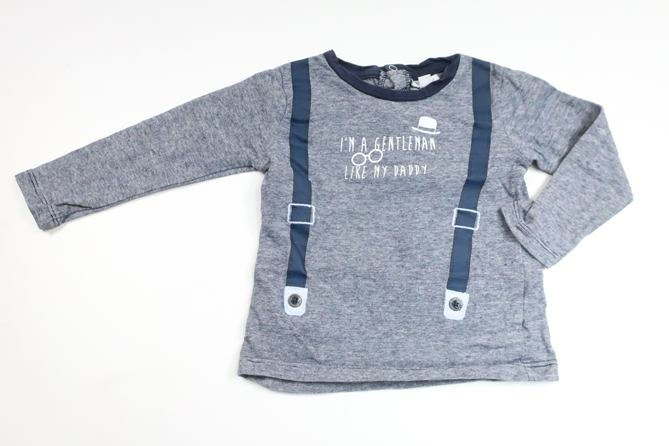 Sweater fra Fagottino - Størrelse 68 - Marineblå
