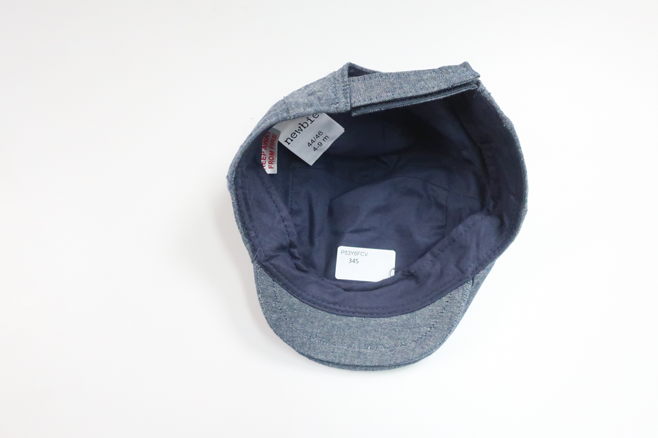 Baret/Old Man's Hat fra Newbie - Størrelse 44/46 - Blå