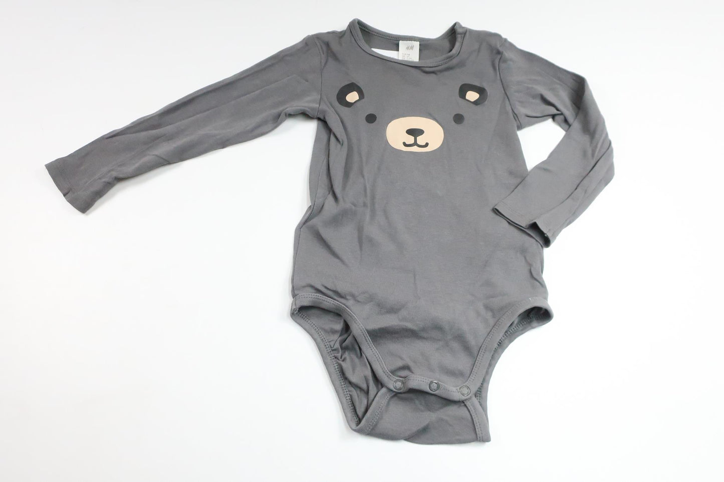 Bodysuit fra H&M - Størrelse 98 - Grå