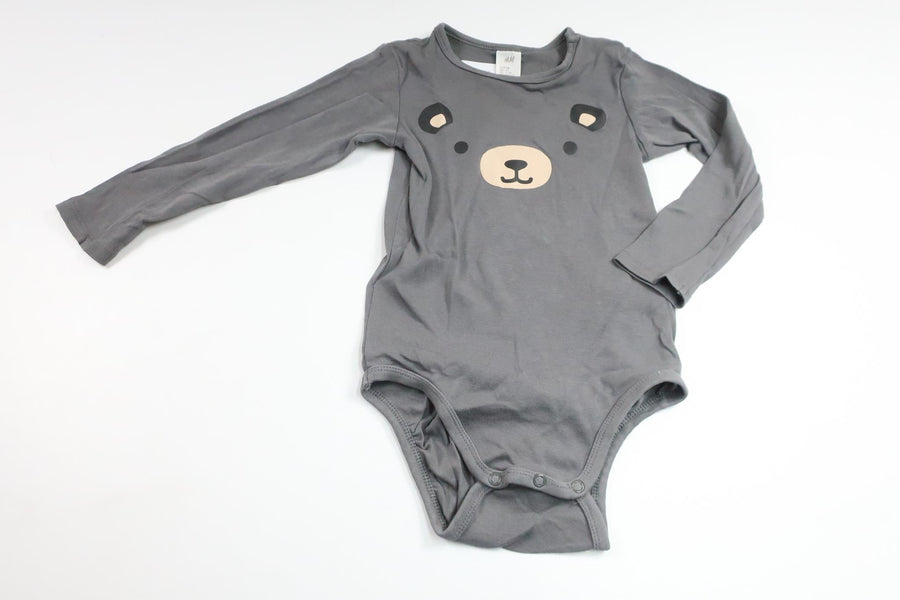 Bodysuit fra H&M - Størrelse 98 - Grå