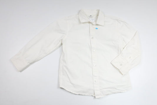 Skjorte fra H&M - Størrelse 98 - Hvid