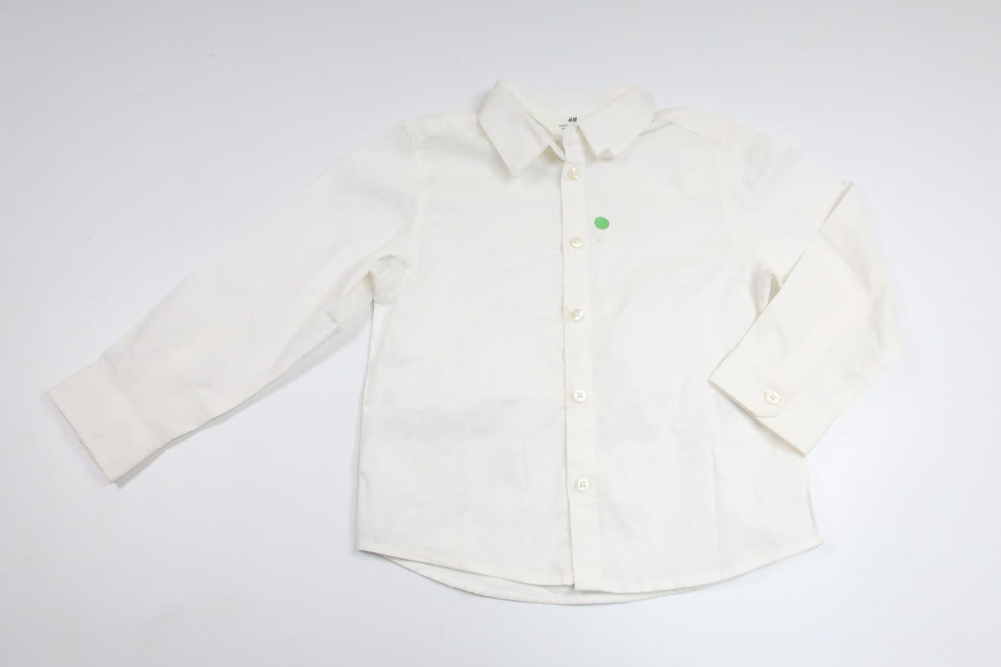 Skjorte fra H&M - Størrelse 98 - Hvid