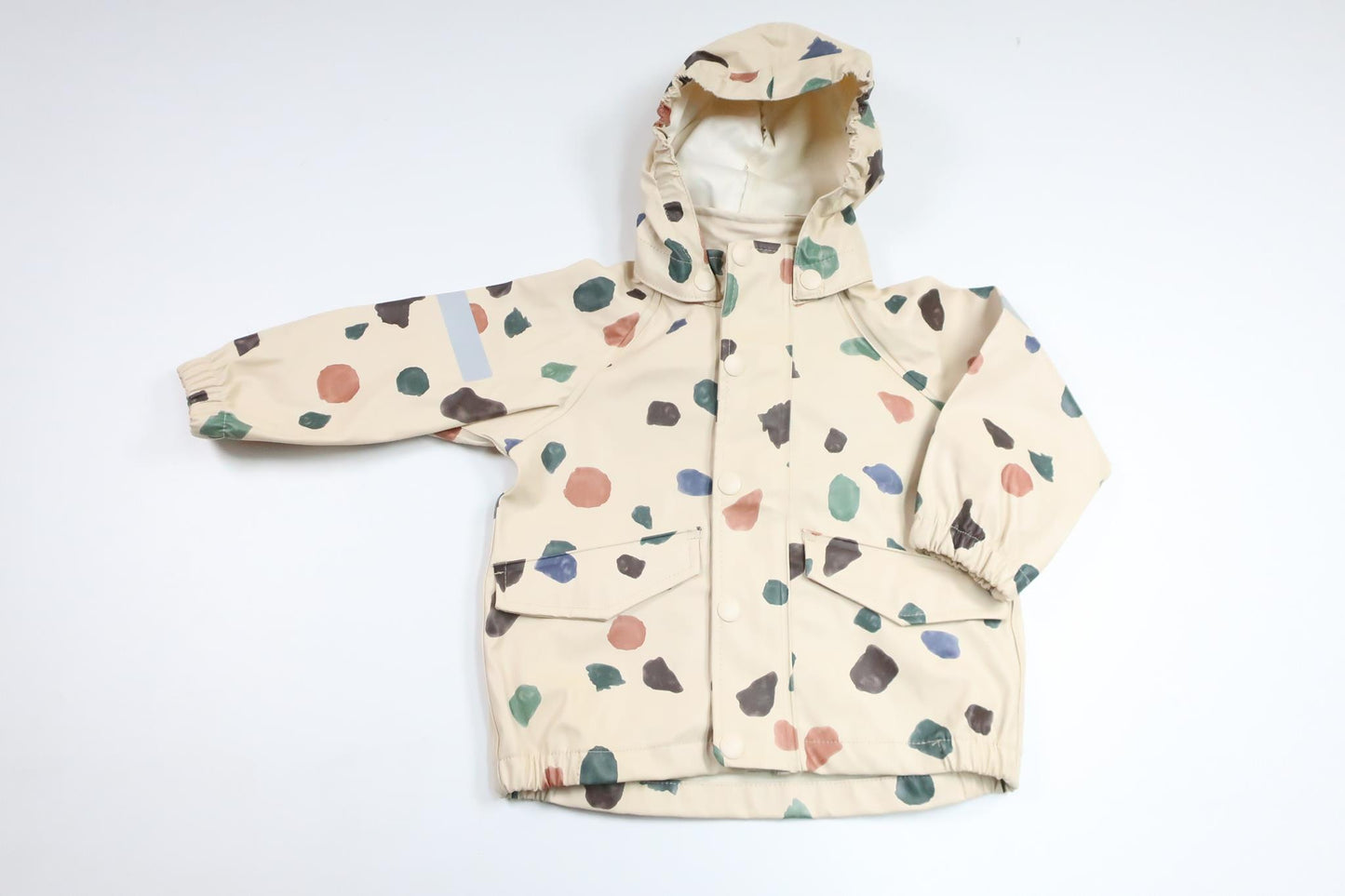 Regnjakke fra H&M - Størrelse 74/80 - Off-white