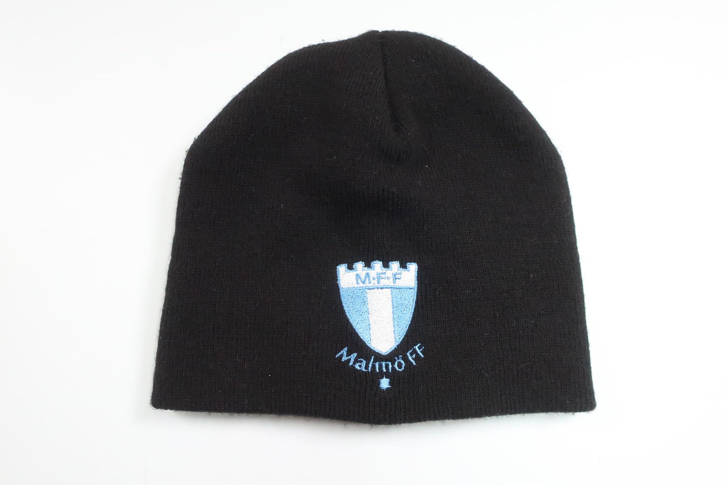 Strikket hue officielt merchandise fra Malmö FF - Størrelse 74/80 - Sort