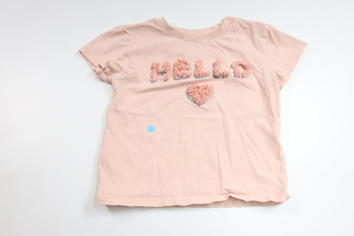 T-shirt fra H&M - Størrelse 98/104 - Lyserød