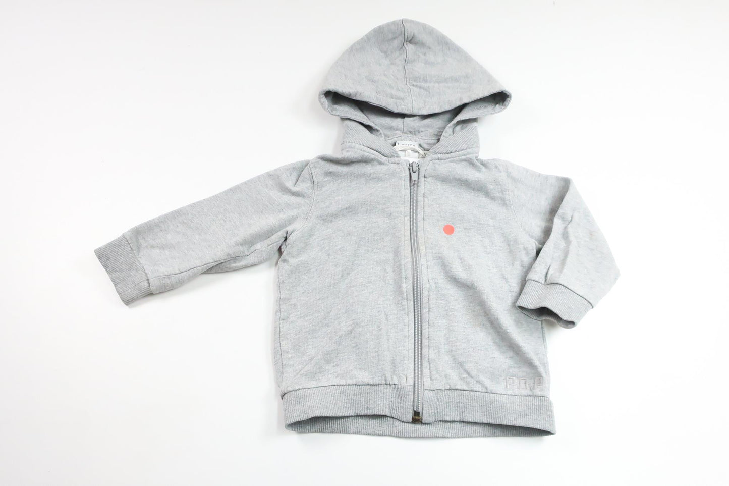 Hættejakke fra Polarn o. Pyret - Størrelse 80/86 - Grå
