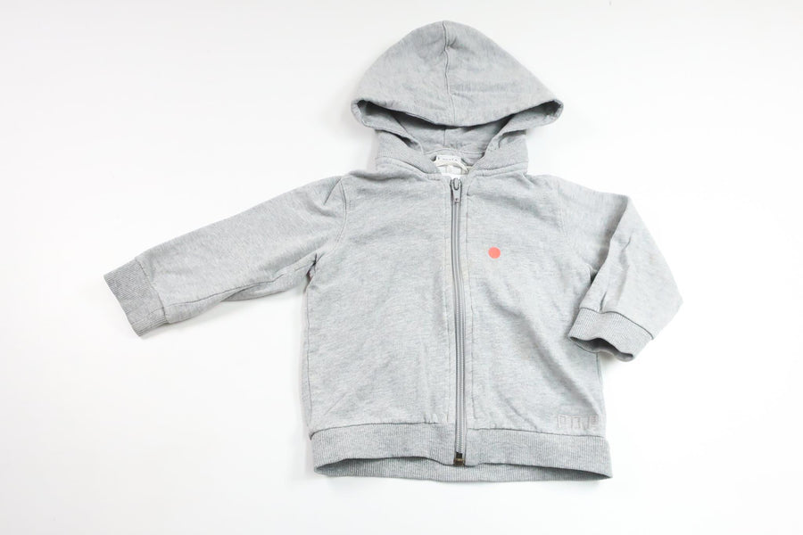 Hættejakke fra Polarn o. Pyret - Størrelse 80/86 - Grå