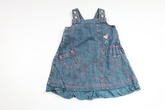 Strømpekjole i jeans fra Name It - Størrelse 68 - Denim