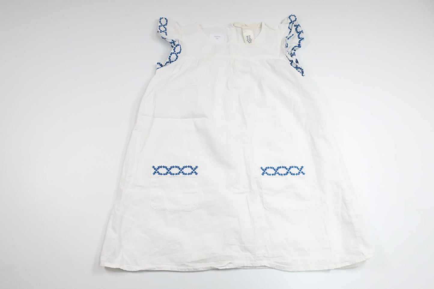 Kjole fra H&M - Størrelse 128 - Hvid