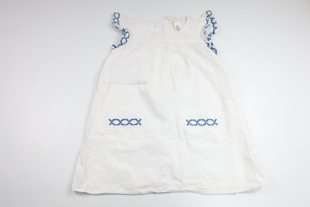 Kjole fra H&M - Størrelse 128 - Hvid